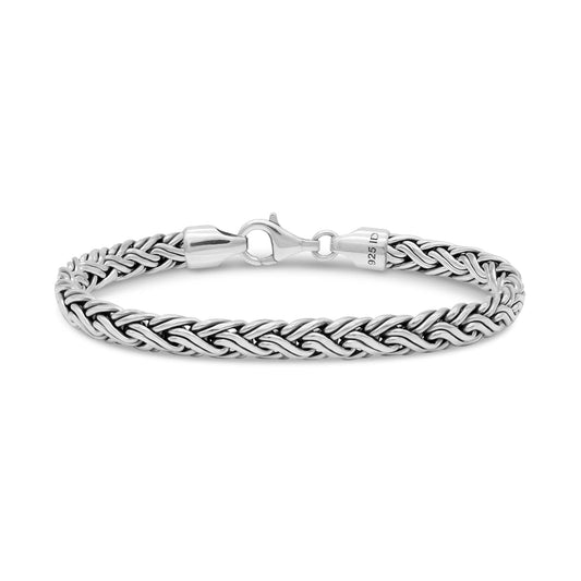 DEVATA Bracelet, XL/8.5 Inches, Paddy 6mm Oval Chain