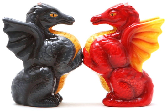 Pacific Trading Dragons Magnetic Salt & Pepper Shakers