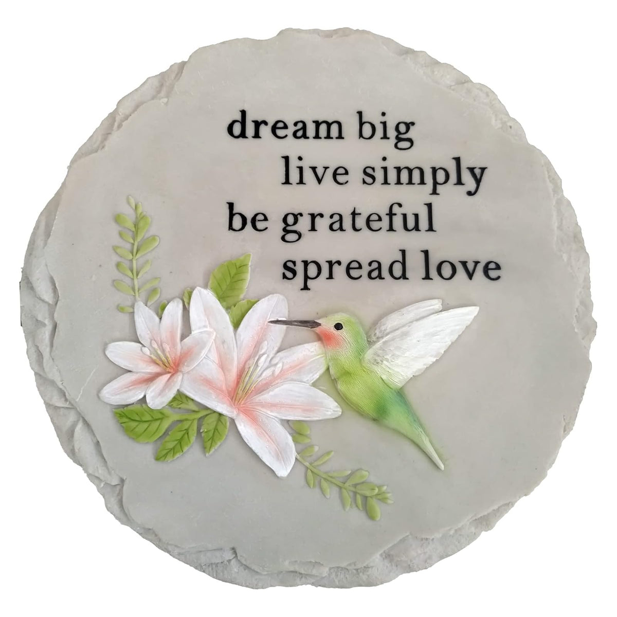 Spoontiques Wall Art, 9.6"L x 9.6"W, Dream Big Hummingbird