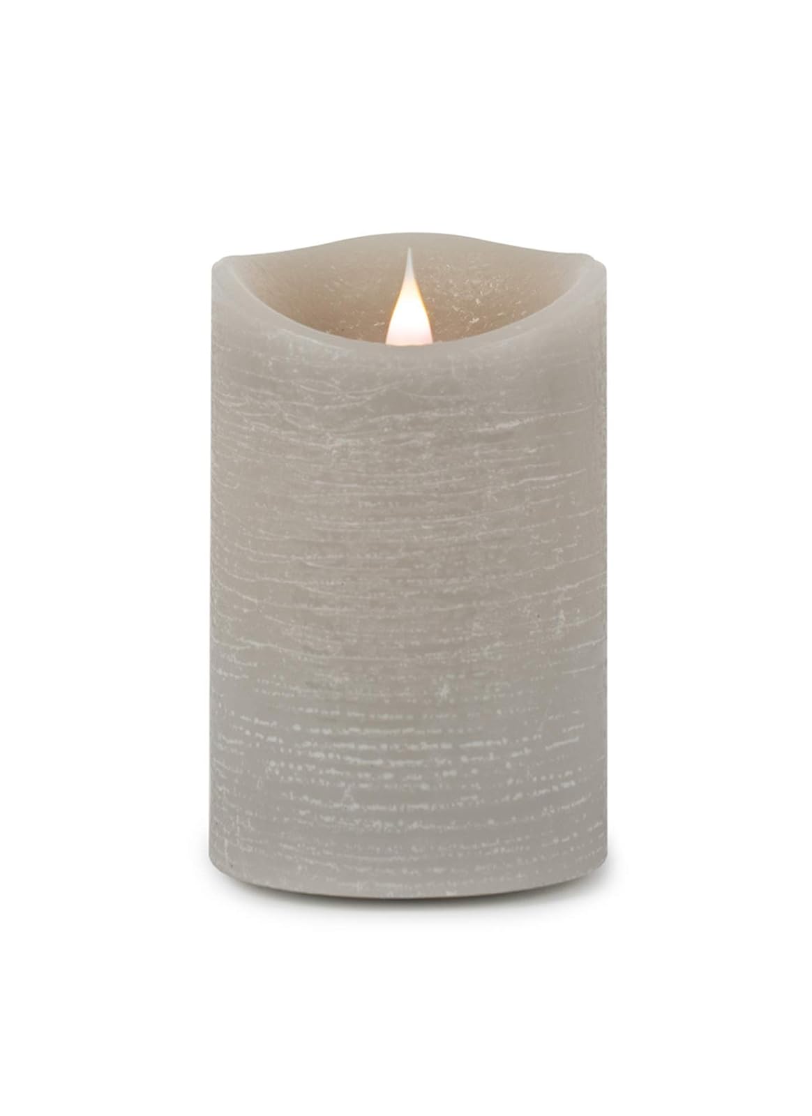 Melrose Wax, Plastic Simplux LED Designer Candle with 4 and 8-Hour Timer (5.5-inch Height, Brown)