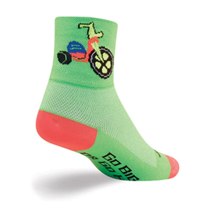 SockGuy Socks, Large-X-Large, Bigger Wheel