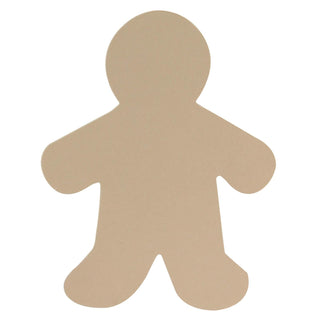 Hygloss Products Kid Shape Cuts Outs  Assorted Multi-Cultural Paper - 16", 25 Pack (68253)