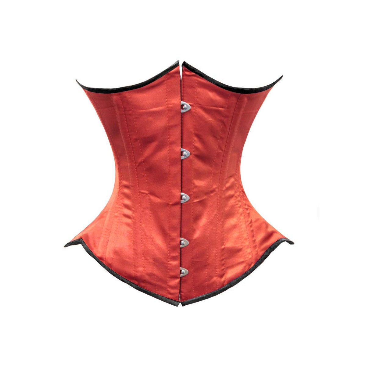 luvsecretlingerie Corset, X-Small, Red (Black Trim)