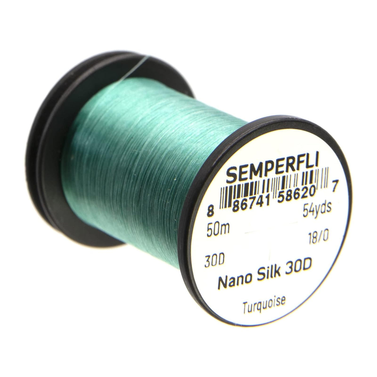 Semperfli Fishing Line, 30D '18/0, Turquoise