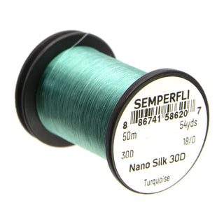 Semperfli Fishing Line, 30D '18/0, Turquoise