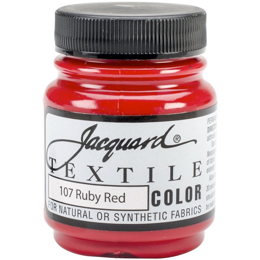 Jacquard Paint, 2.25 Fl Oz (Pack of 1), Ruby Red