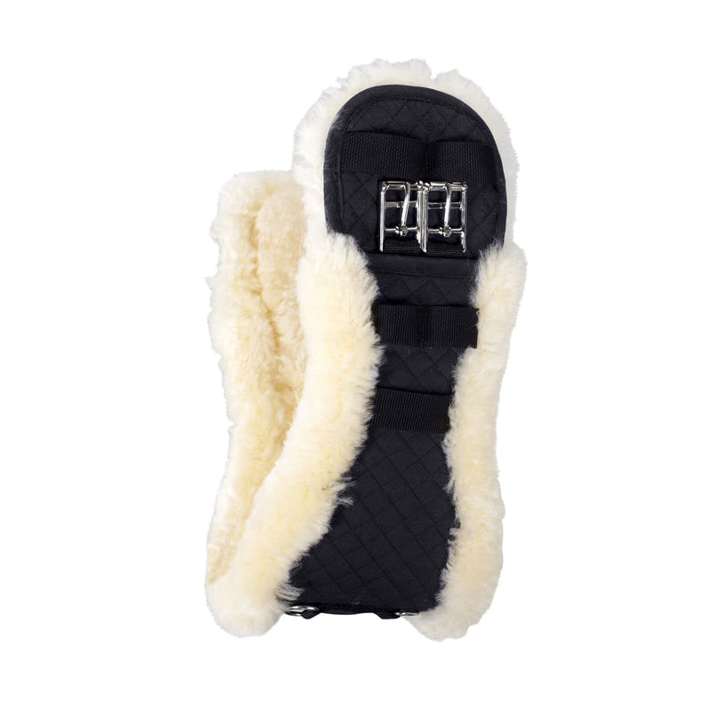 Horze Harleigh Sheepskin Dressage Girth - Black - 24 in