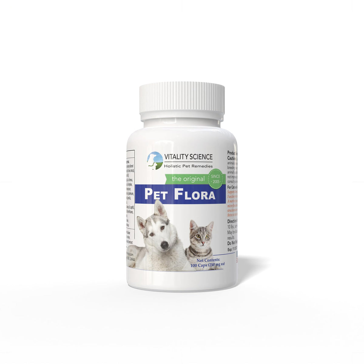 Vitality Science Animal Nutritional Supplement, 100 Caps