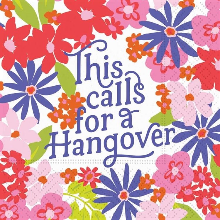 DESIGN DESIGN This Calls for a Hangover Beverage Napkin, Party Supplies