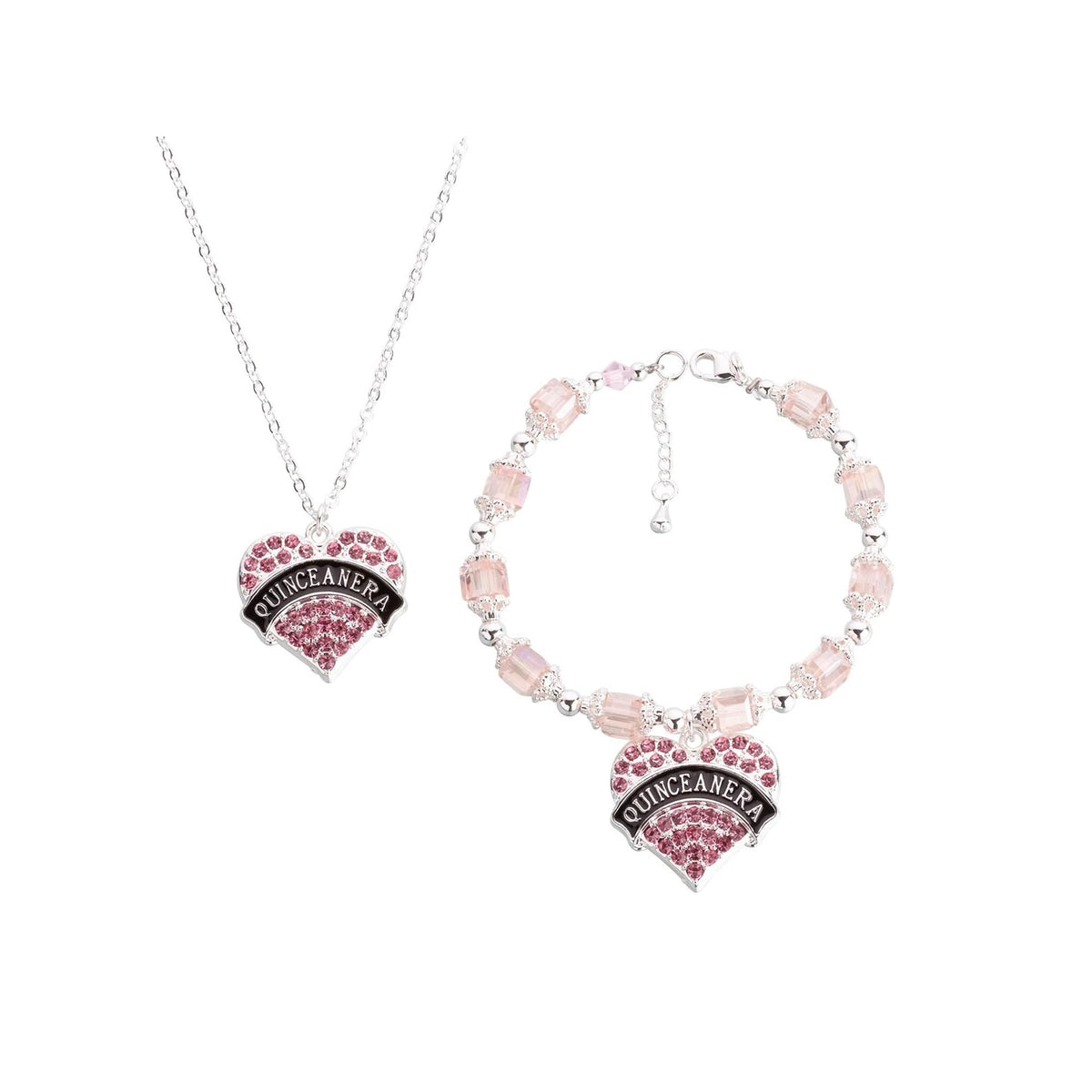 Lillian Rose Jewelry Set, 7", Multicolor