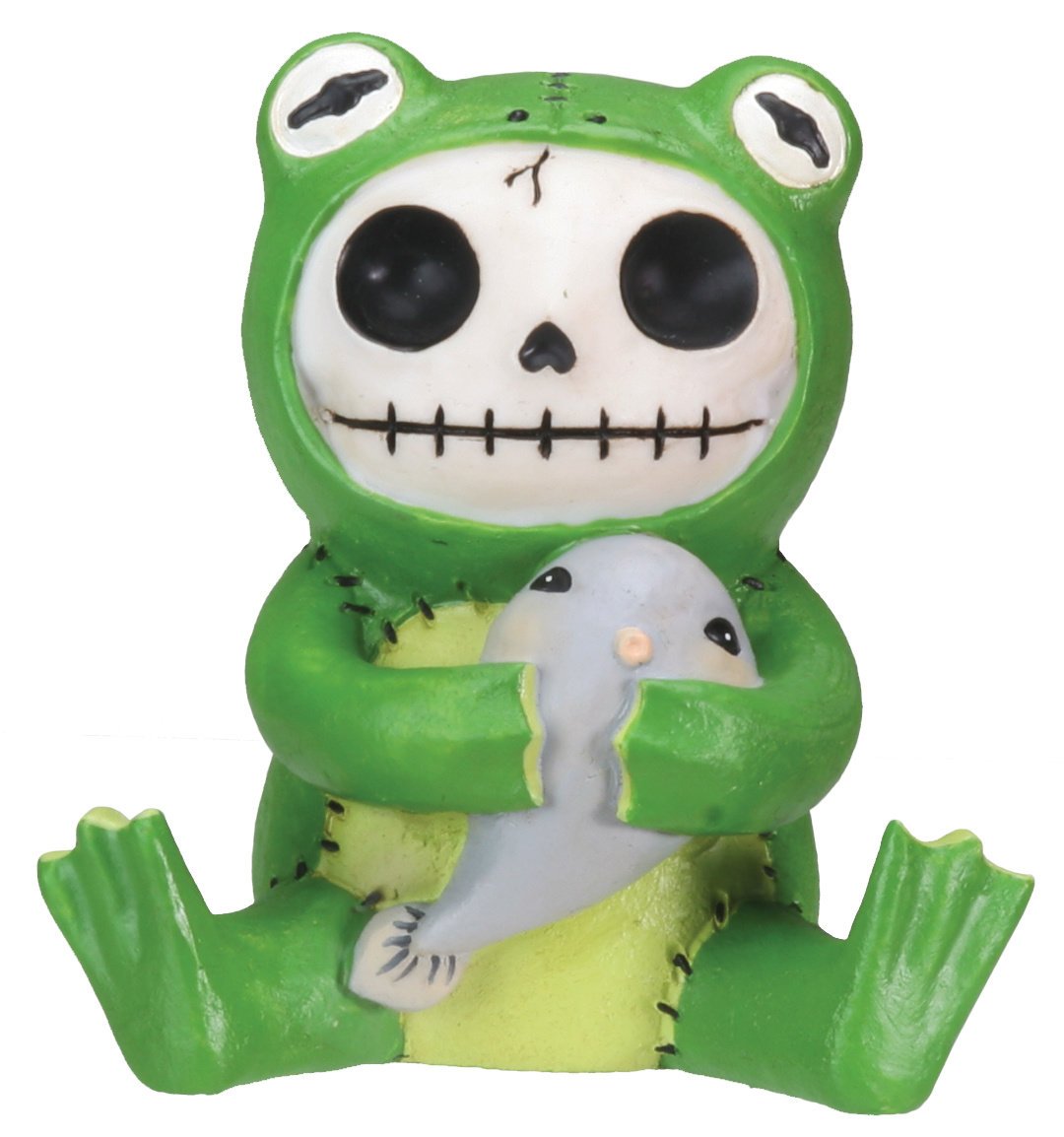 Pacific Trading Froggie Frog Furry Bones Figurine Display