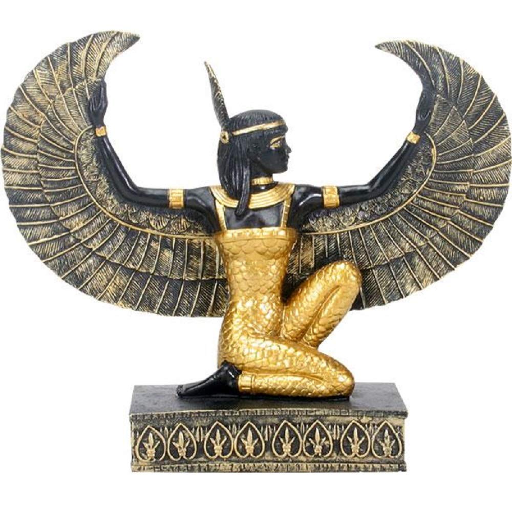 Pacific Trading SUMMIT COLLECTION Ancient Egypt Black and Gold Maat Statuette