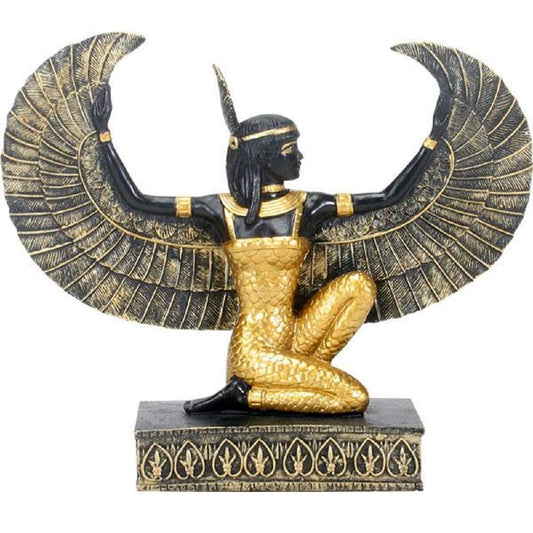 Pacific Trading SUMMIT COLLECTION Ancient Egypt Black and Gold Maat Statuette
