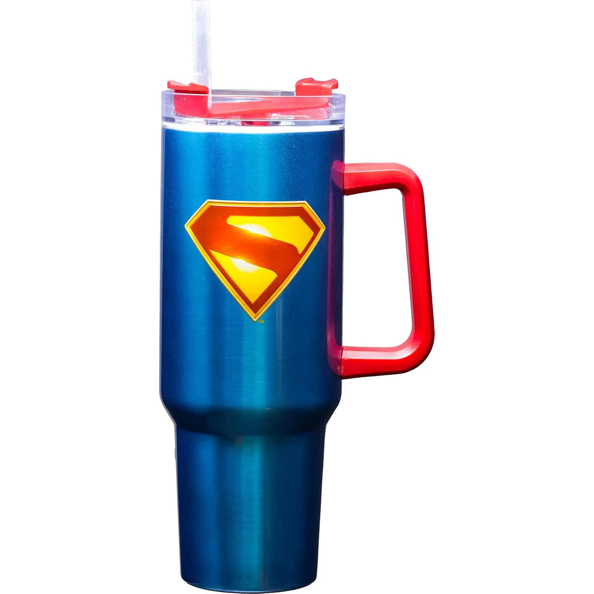 Spoontiques Drinking Cup, 40 Ounces, Superman Legacy Logo