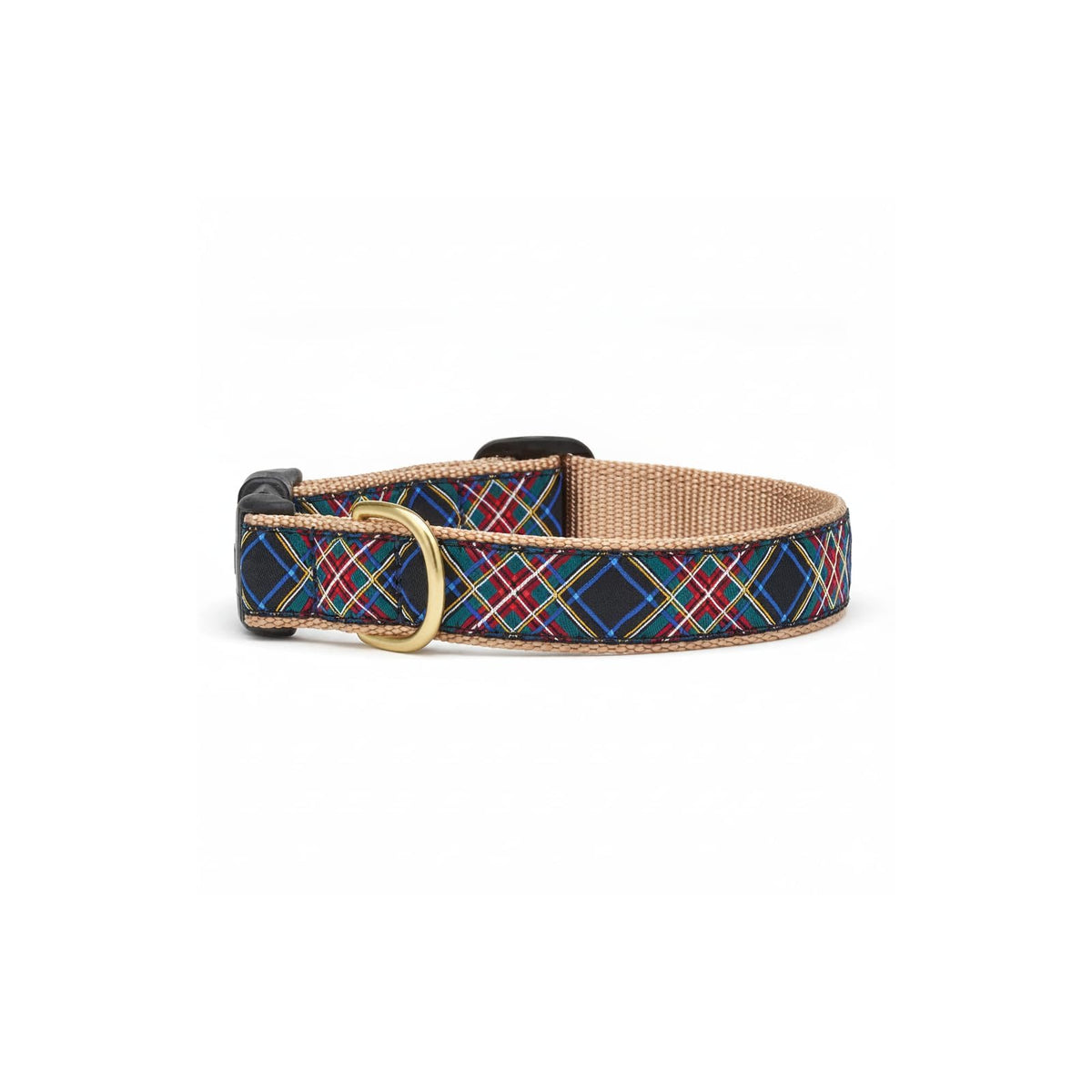 Up Country Animal Collar, Small (9 to 15 inches) 1 inch Wide Width, Multi