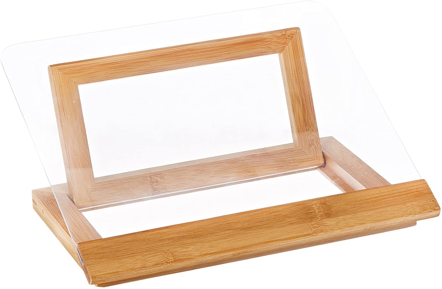 Lipper International Bamboo and Acrylic Cookbook Holder
