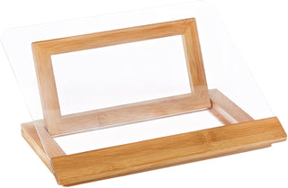 Lipper International Bamboo and Acrylic Cookbook Holder