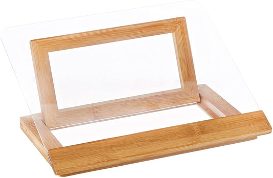 Lipper International Bamboo and Acrylic Cookbook Holder