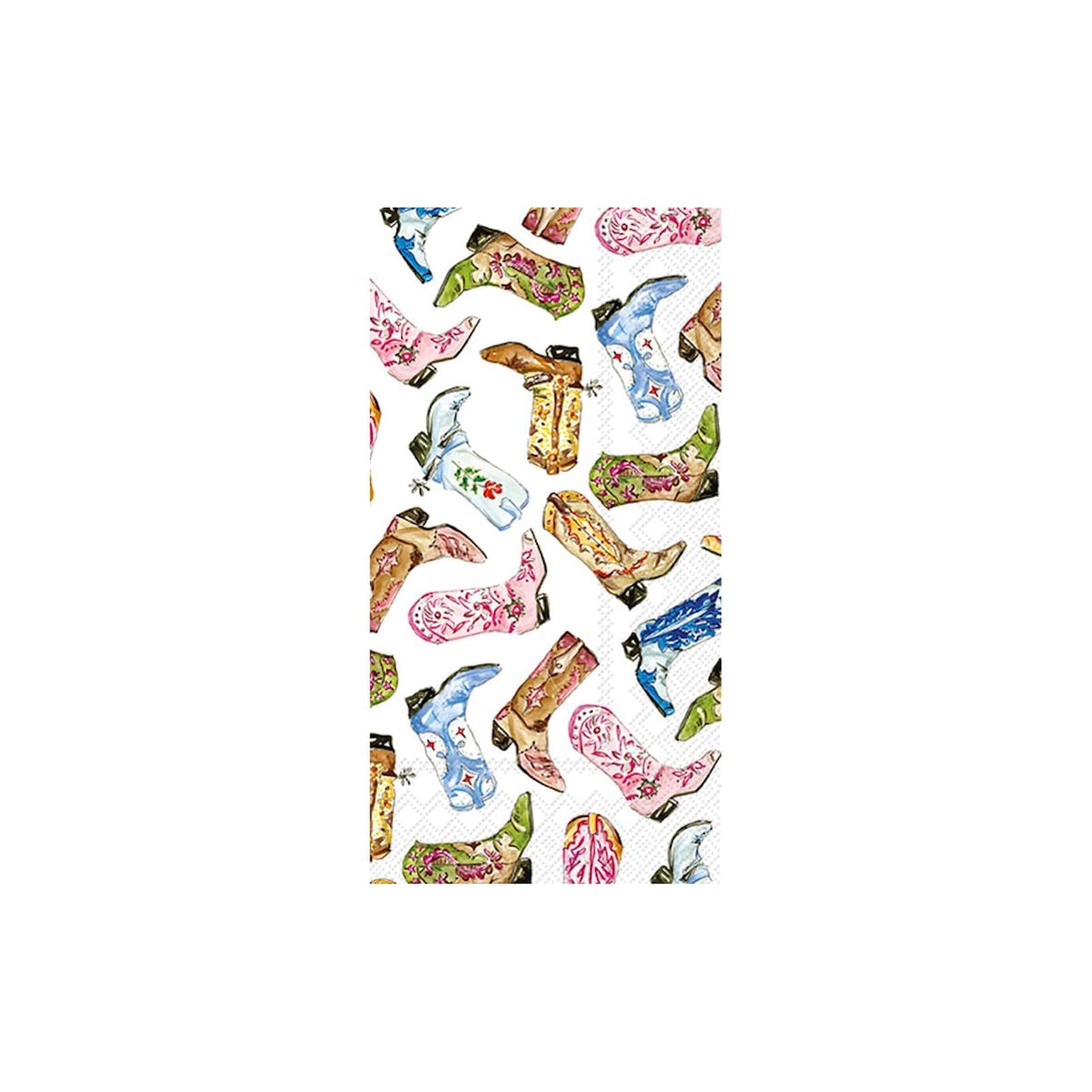 ihr SINCE 1977 Disposable Napkin, 8.25" x 4.5", Boot Scooting