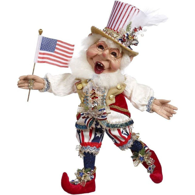 Mark Roberts Patriotic Elf, Medium 19 Inches