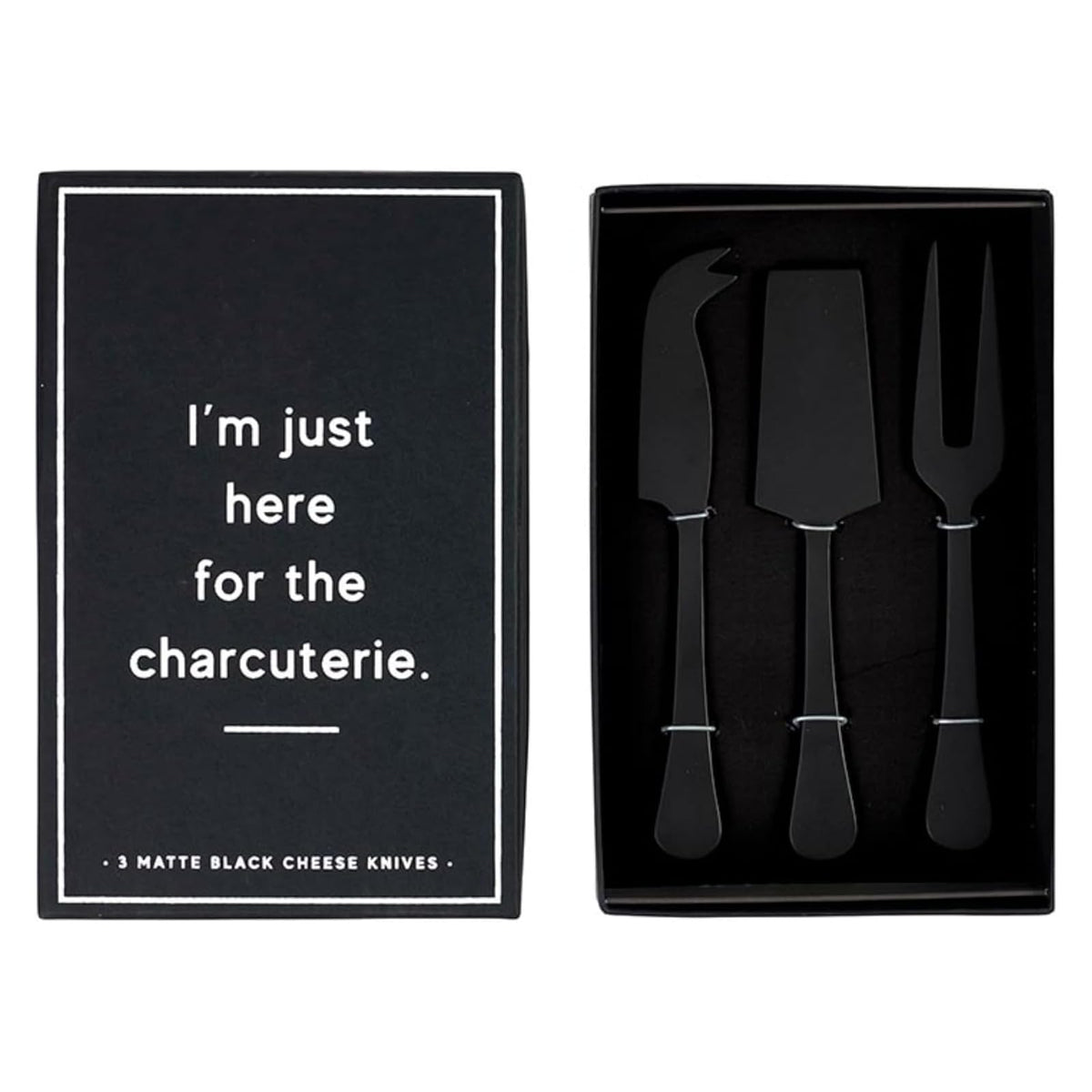 Santa Barbara Design Studio Kitchen Knife, 3", Matte Black