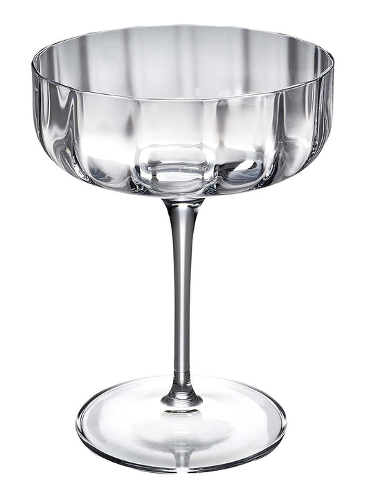 Luigi Bormioli Rocco Jazz Champagne/Sherbet Coupe 10.25oz, Set of 4,