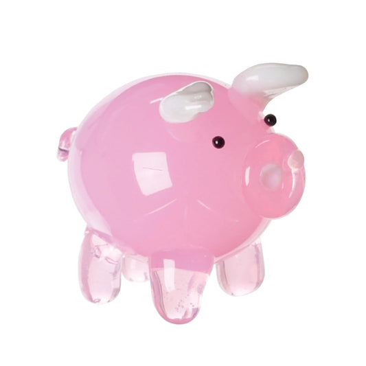 Ganz Miniature Glass Pig Figurine