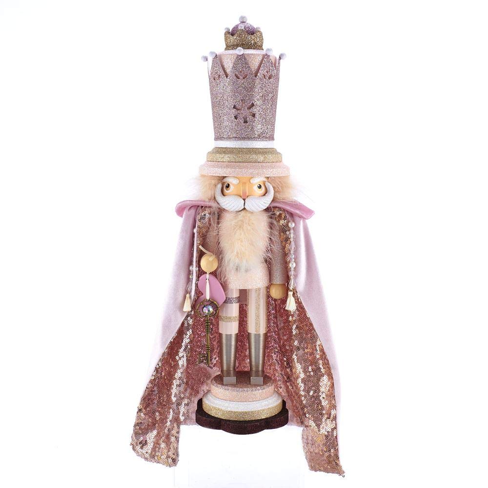 Kurt Adler 19-inch Hollywood Pink King Nutcracker