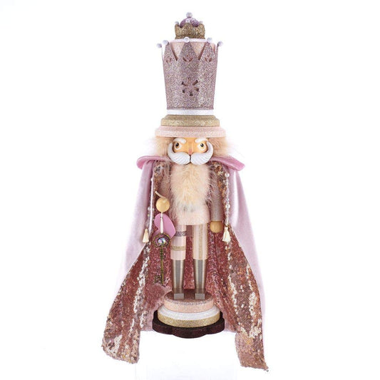 Kurt Adler 19-inch Hollywood Pink King Nutcracker