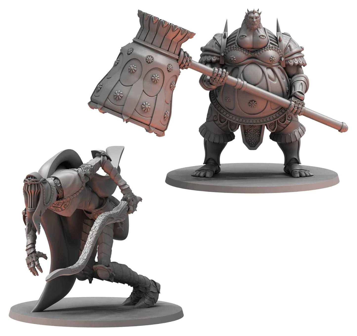 Dark Souls The Role Playing Game: Dancer of The Boreal Valley & Smough Miniatures & Stat Cards