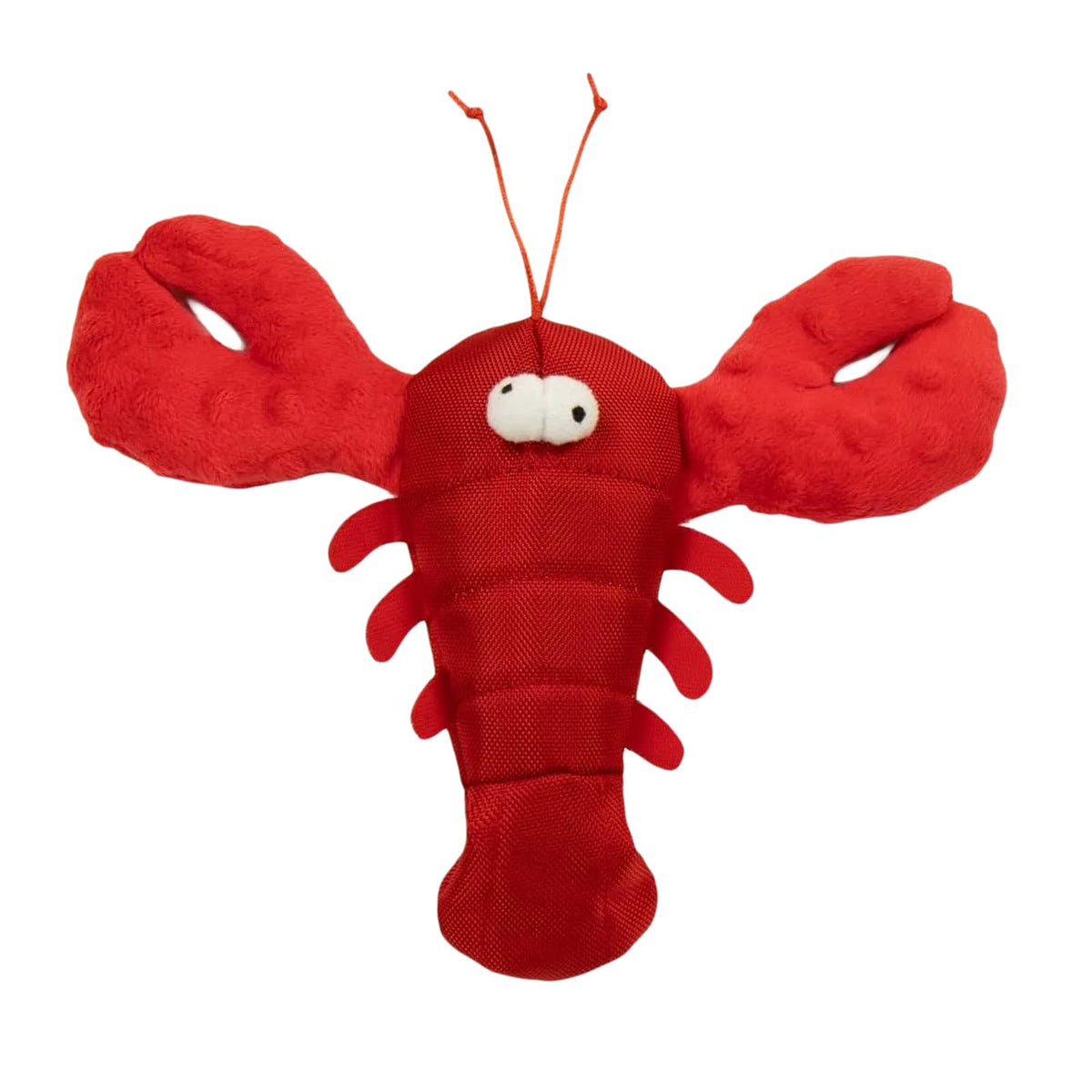 TrustyPup Pet Toy, Medium, Tough 'N Fun - Lobster (Red)