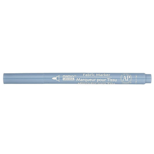 Uchida 522-C-37 Marvy Fine Point Fabric Marker,  Light Blue