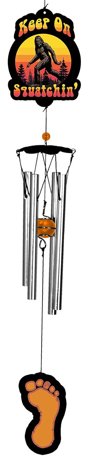 Spoontiques Big Foot Wind Chime - Garden D√©cor - Decorative Chimes for Yard and Garden Decoration