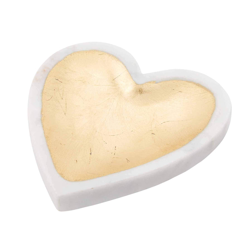 Mud Pie Heart Trinket Trays (White)