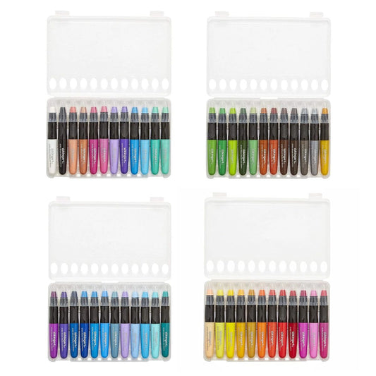 KINGART 580-48 Gel Stick Crayons, Set of 48 Unique Colors, Assorted