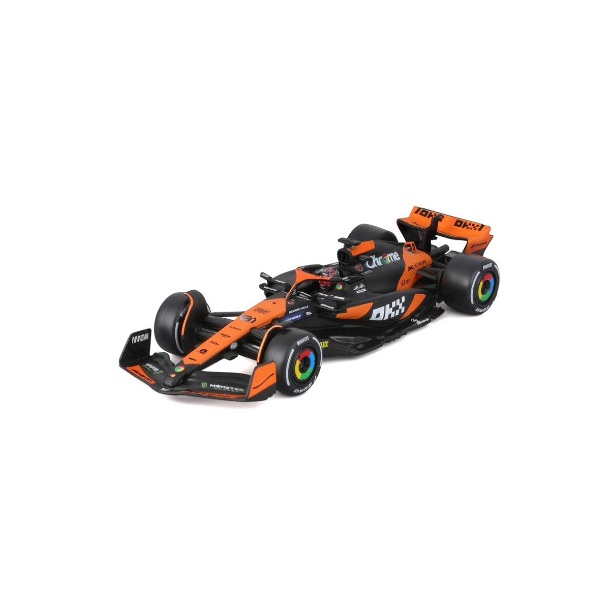 Bburago Non Riding Toy Vehicle, 2.88 inches, Piastri #81