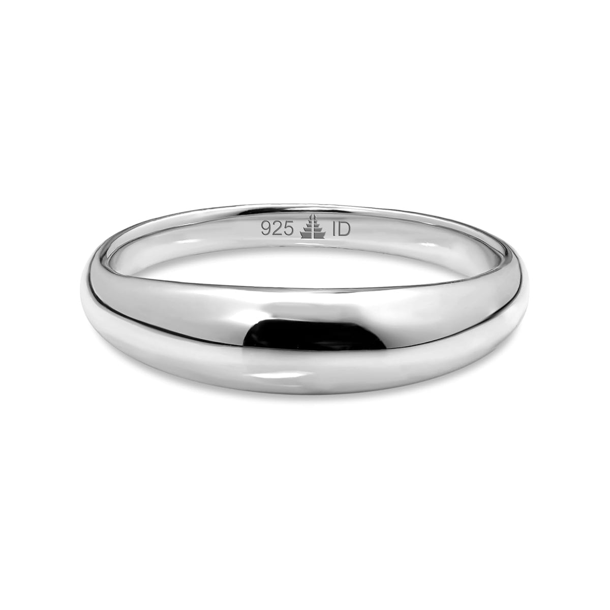 DEVATA Ring, 9, Silver 925/Dome DMM2217