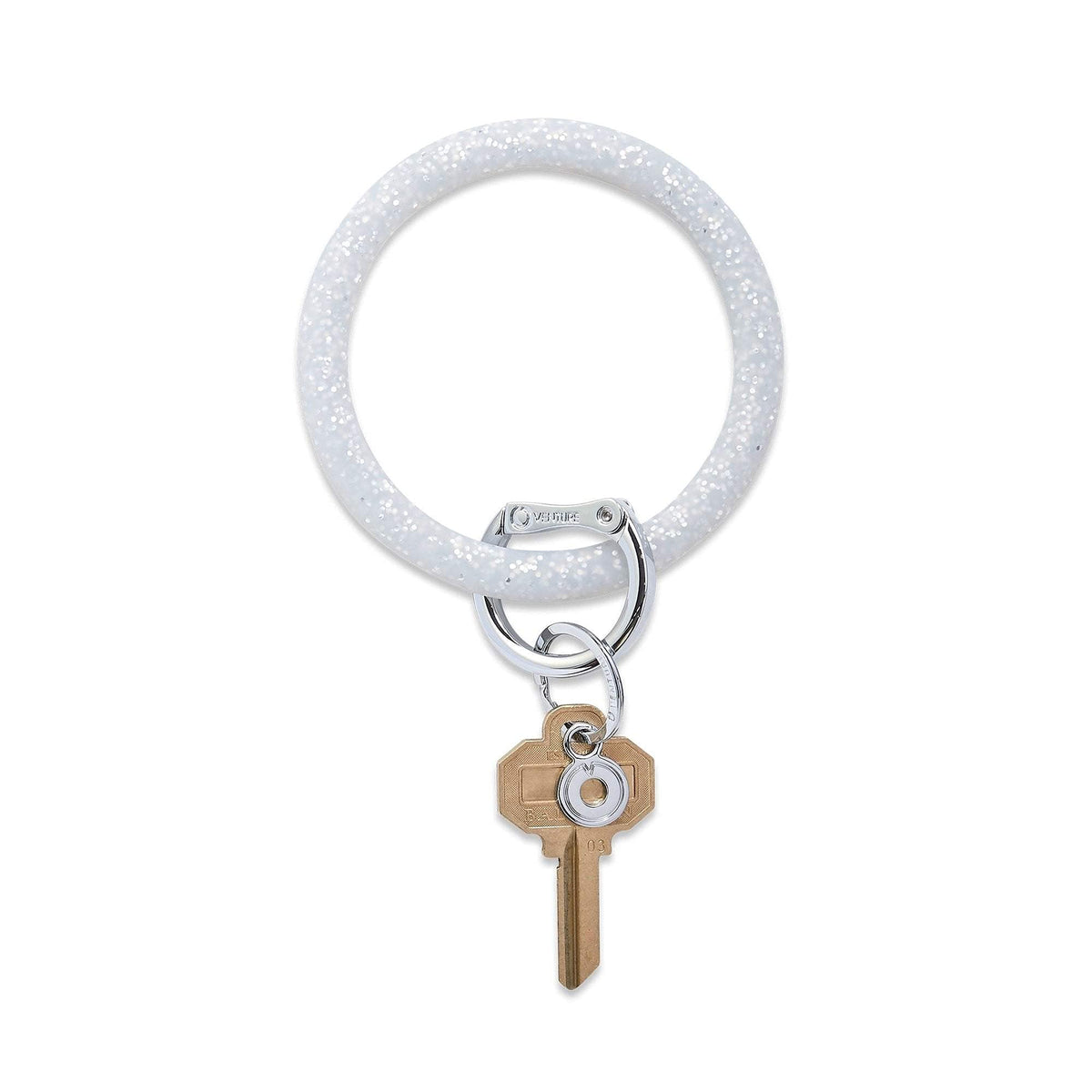Oventure Keychain, One Size, Quicksilver Confetti
