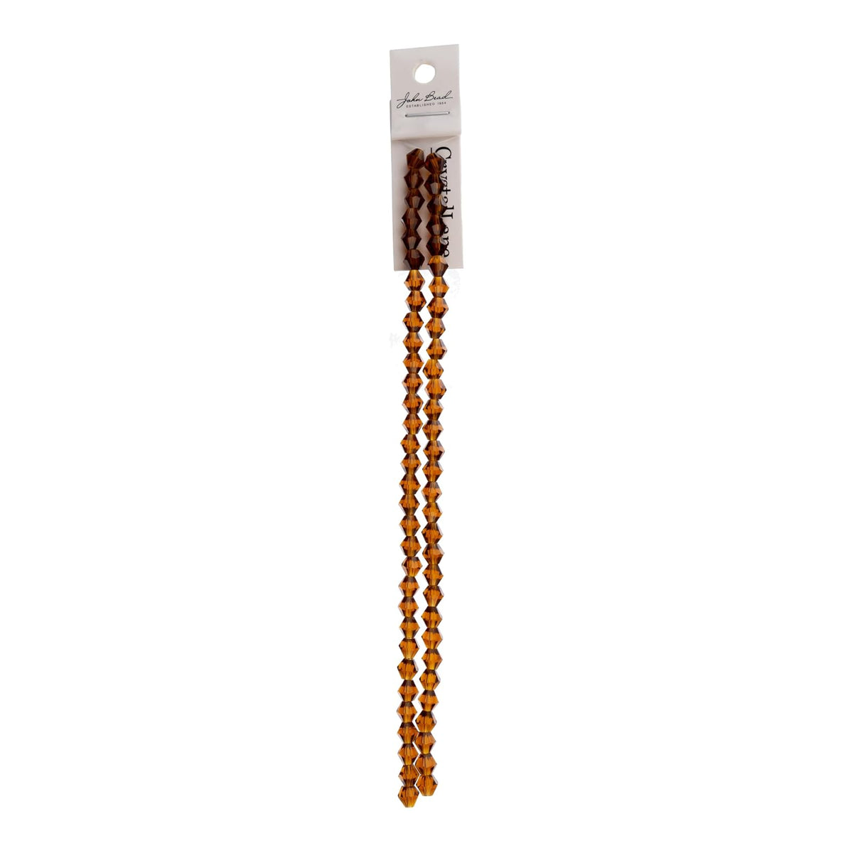 John Bead Craft Bead, 6mm, Transparent Amber