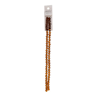 John Bead Craft Bead, 6mm, Transparent Amber
