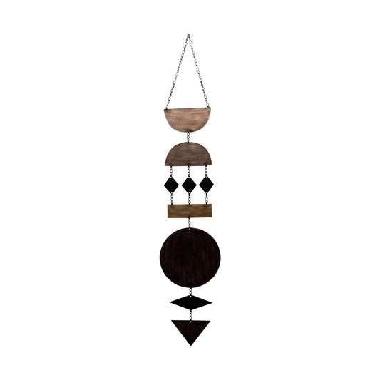 Foreside Home and Garden Hanging Ornament, 12, Black