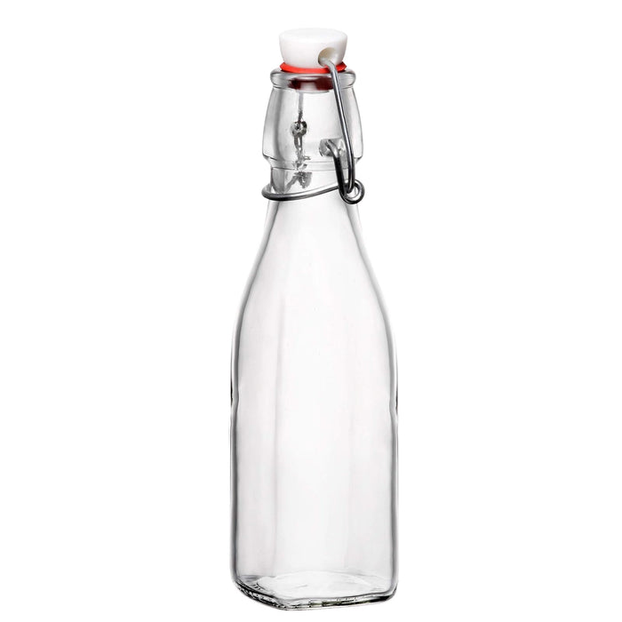 8.5 oz Swing Top Glass Bottle, Bormioli Rocco Swing Bottle