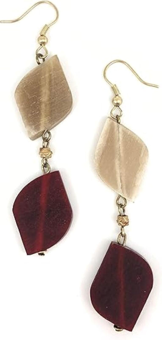 ANJU JEWELRY Omala Collection Up-Cycled Horn Earrings