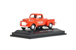 1948 Ford F1 Pickup Truck Coca-Cola Red 1/72 Diecast Model Car by Motorcity Classics 472001