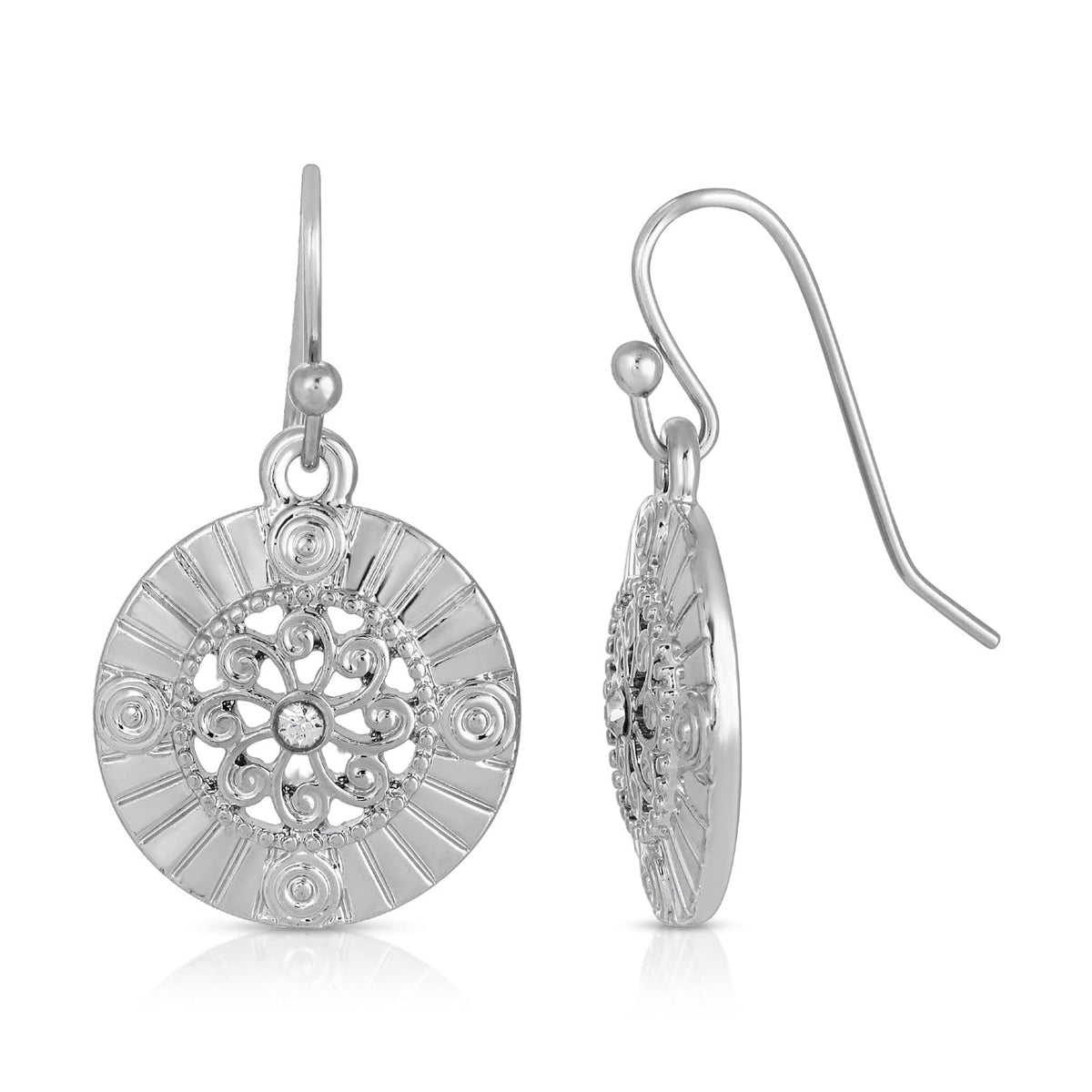 1928 Jewelry Company Earring, One Size, Crystal