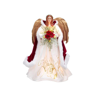 Kurt S. Adler Tree Topper, 10.5" x 10" x 16", Red