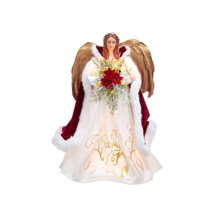 Kurt S. Adler Tree Topper, 10.5" x 10" x 16", Red