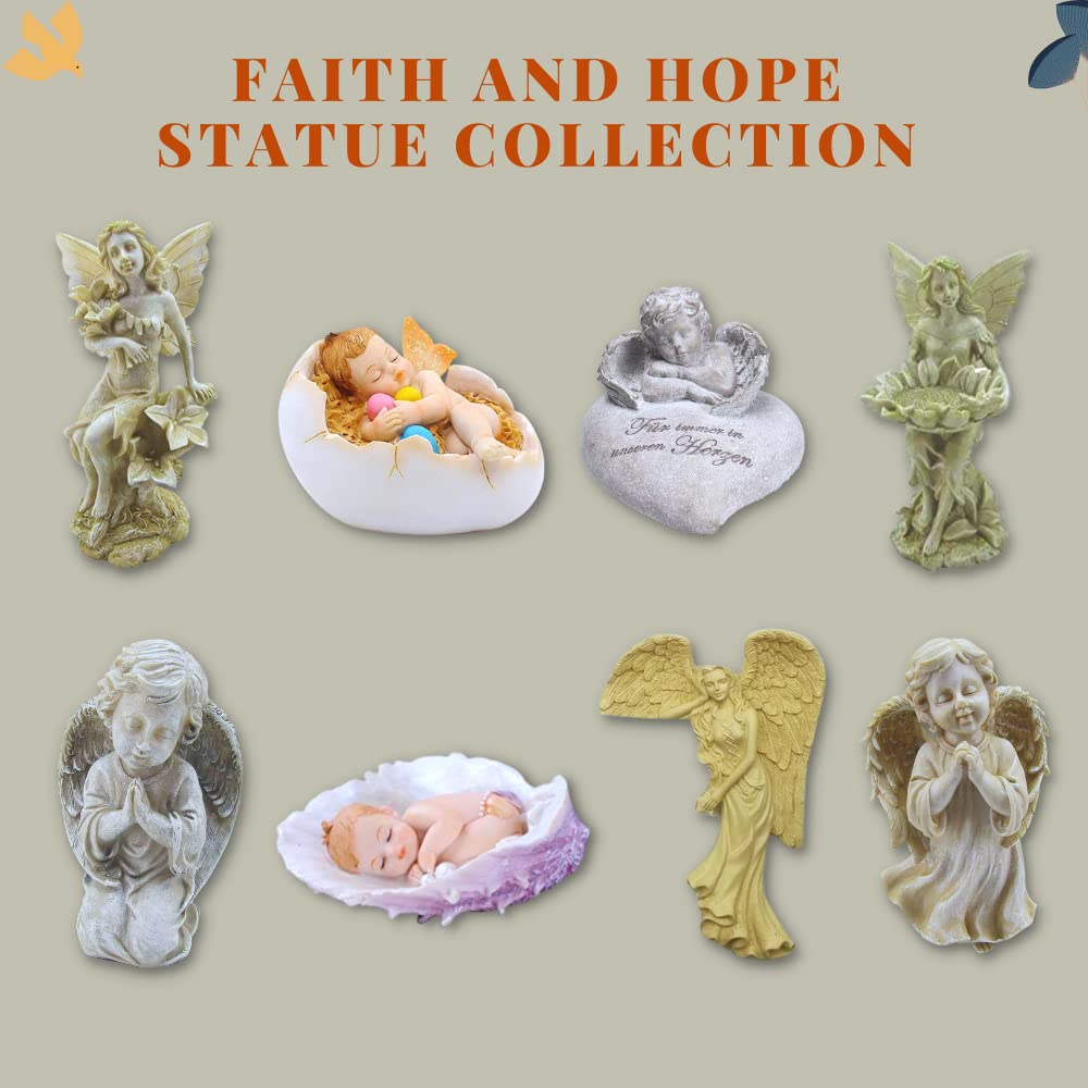 Comfy Hour 8 Inch Corner Angel Figurine, Left Door Frame Decor