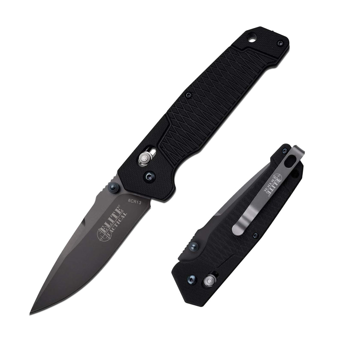 Elite Tactical Knife, 3.5 inch, Drop Point