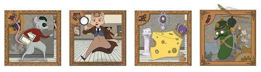 Mouse Cheese Cat Cucumber – Board Game by Atlas Games 1-4 Players – 12-20 Minutes of Gameplay – Games for Game Night – Teens and Adults Ages 14+ - English Version